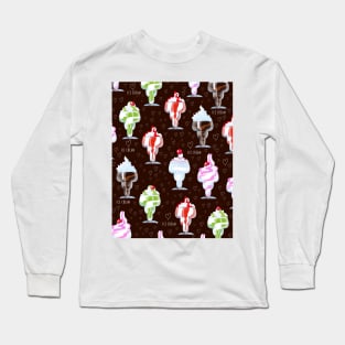 Ice cream pattern Long Sleeve T-Shirt